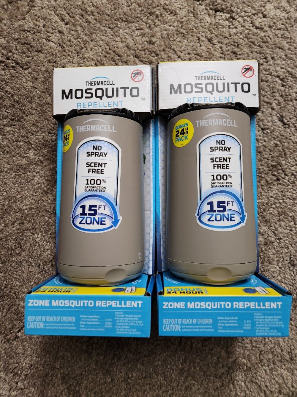 Thermacell Mosquito Repeller Set of Two NIB